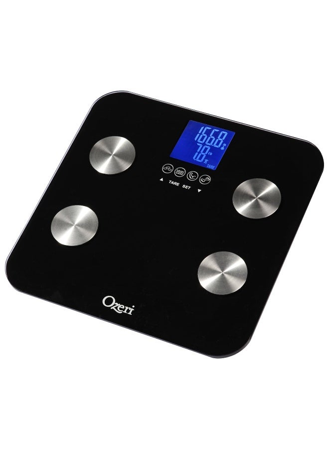 Ozeri Touch 440 lbs Total Body Bath Scale – Measures Weight, Fat, Muscle, Bone & Hydration with Auto Recognition and Infant Tare Technology - Image 4